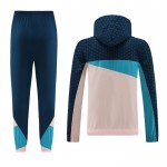 Manchester City Hoodie Training Sweatshirts Viertelreißverschluss 2023-24 Crème